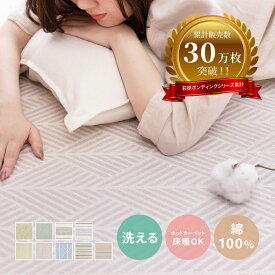 【6/10/19時〜6h★緊急クーポン有】夏 涼しい ラグ 洗える 綿100％ インド綿洗濯機で洗える 9柄 【約130×185cm/185×185cm/185×240cm】【約1.5畳/2畳/3畳】 【フサ付き】 テラ クラック アルト ラグマット お