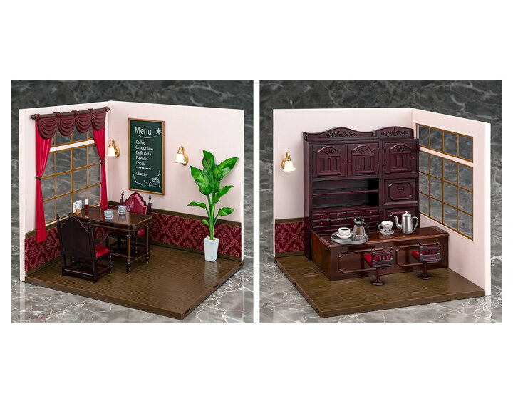 楽天市場】ねんどろいどプレイセット #09 喫茶店Aセット 喫茶店B 