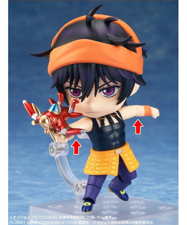 楽天市場 ねんどろいど ジョジョの奇妙な冒険 ナランチャ ギルガ スタンド発動ポーズ腕パーツ 付き 四季の宝箱