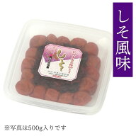 紀州四季の梅本舗 紀州南高梅 しそ風味 500g 塩分約6%