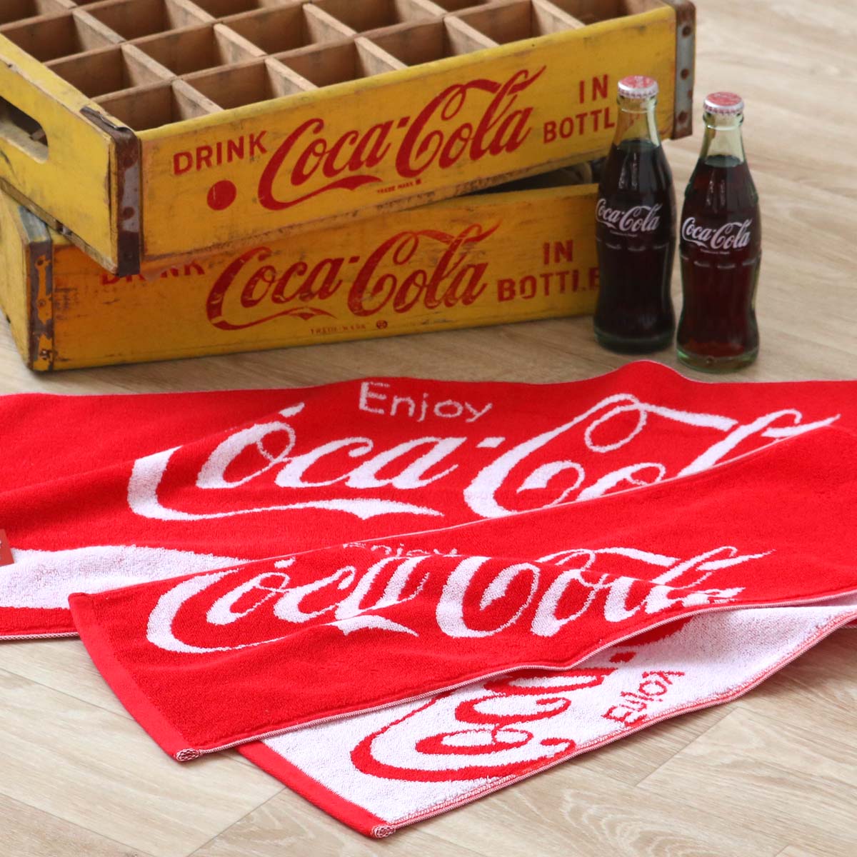 楽天市場】【送料無料】 コカ・コーラ 今治 フェイスタオル 34×80cm