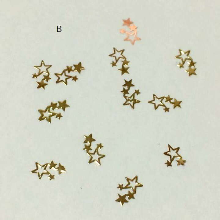 楽天市場 10枚セット 流れ星のメタルパーツb スター ゴールド レジン封入 宇宙 流星 ネイル デコ ハンドメイド 色彩キューブ