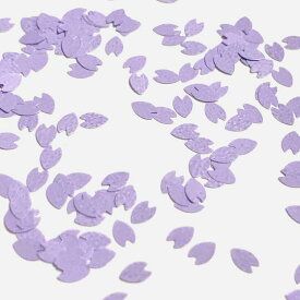 桜の花びらのホログラムE ラベンダー 約1g 紫 ネイル レジン封入 チェリーブロッサム サクラ 春モチーフ フラワー 花弁 和風 和モチーフ パーツ ハンドメイド