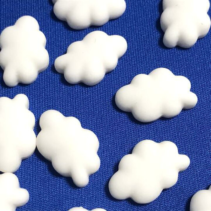 楽天市場】（3個セット）雲のデコパーツ くも 白 ホワイト 空 クラウド 