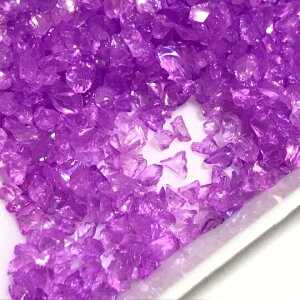 (10g)ガラスフリット ロイヤルパープル オーロラ AB レジン 封入 ガラスの欠片 小粒 赤紫 ピンク パープル ネイル パーツ ハンドメイド オルゴナイト シャカシャカ レジンアクセサリー