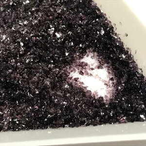 (5g)ガラスグリッター アメジスト レジン 封入 ガラスの欠片 小粒 紫 パープル ネイル パーツ ハンドメイド オルゴナイト シャカシャカ レジンアクセサリー