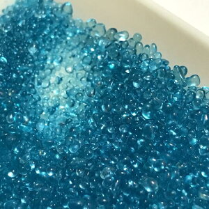 (10g)小さなグラスグレーン アクアマリン 約1〜3mm ガラスの粒 レジン 封入 青 ブルー ネイル パーツ ハンドメイド オルゴナイト シャカシャカ レジンアクセサリー
