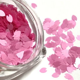 桜の花びらのホログラムS ピンク ライラック 約1g 半透明 ネイル レジン封入 チェリーブロッサム サクラ 春モチーフ フラワー 花弁 和風 和モチーフ パーツ ハンドメイド
