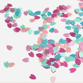 桜の花びらのホログラム カラーミックスA 約1g ネイル レジン封入 チェリーブロッサム 春モチーフ フラワー 花弁 パーツ