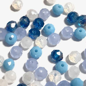 �i20g����j�������� �J�b�g�K���X�r�[�Y �u���[�n ���C�g�u���[ �p�X�e���J���[ ��100�� 6mm �����_�� �J���[�~�b�N�X ���F �� �� ���ʃJ�b�g �p�[�c �n���h���C�h �F�ʃL���[�u