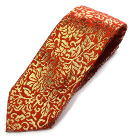 ネクタイ ブランド 純金仕様の日本で一番いいネクタイ 和柄 最高級金らん ハンドメイド日本製 金糸使用