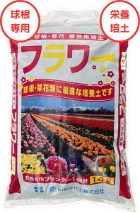 球根 草花 園芸用 の専用培土 フラワー 栄養土 14L