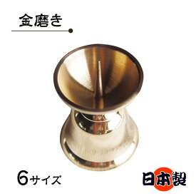 ダルマ ロウソク立て 仏具 火立て 金色 磨き 小 高3cm×幅2.7cm