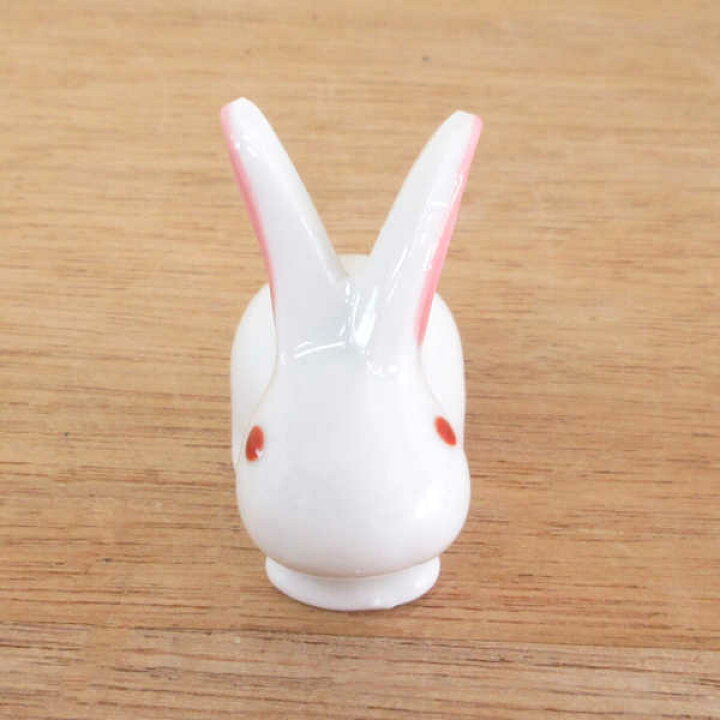 Teal Home 4個セット うさぎ おしゃれ かわいい インテリア キッチン用品 箸置き 置物 赤い目のうさぎ 種類豊富な品揃え 箸置き