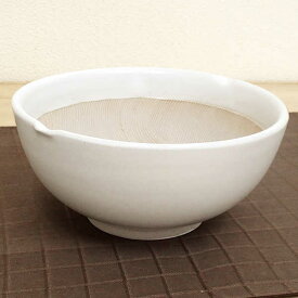 すり鉢 17cm 白マット 波紋美濃焼 和食器 業務用 調理用品 白いすり鉢 擂鉢 通販 おしゃれ すり鉢
