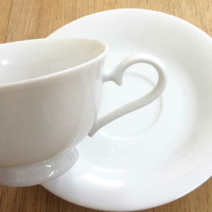 楽天市場】ティーカップソーサー 白磁ロマンス業務用 美濃焼 洋食器 