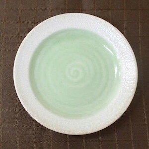 小皿 おしゃれ 陶器 12cm 若草グリーンおしゃれ 小皿 薬味皿 豆皿 和食器 美濃焼 業務用