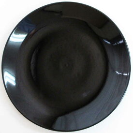 大皿 37cm 12号 黒釉ばんこ焼 盛皿 丸皿 和食器 大皿 業務用食器 30cm 以上