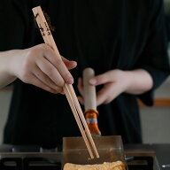 木屋 菜箸 木製 30cm 天然木 木 角 調理箸 木曽ひのき 国産 無塗装 取り箸 日本製 国産 ネコポス対応