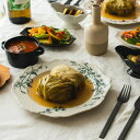 スタジオエム ヴィーニュ ラウンドプレート L STUDIO M スタジオm マルミツポテリ 洋食器 プレート 磁器 白 花柄 ヴィンテージ アンティーク ホワイト国産 日本製 おしゃれ かわいい 無地 シンプル ギフト 結婚祝い 新居祝い 新築祝い プレゼント ラッピング 宅配便送料無料