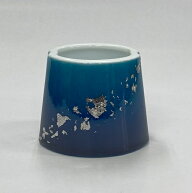 富士 九谷 深海湯呑・茶湯器