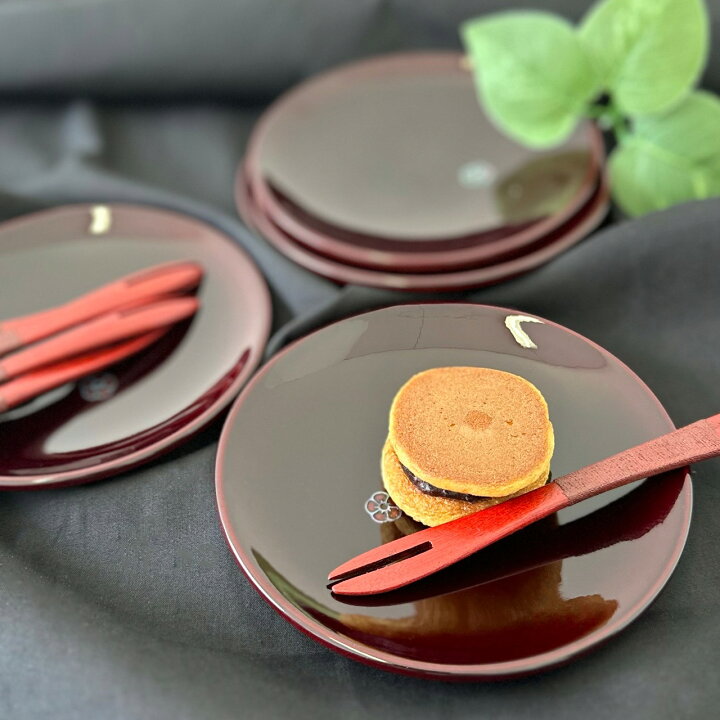 楽天市場】【LINEお友達登録で5%OFF】 銘々皿 4.2寸 総溜 明月 5枚組 