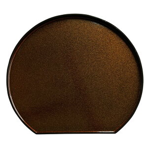 【LINEお友達登録で5%OFFクーポン】 半月盆 木製 煌き 黒縁 赤縁 お盆 トレー 桜貼り さくら 紀州塗り 日本製 半月膳 送料無料 お正月 おせち 北欧風 カフェ おしゃれ オボン 食器 漆器