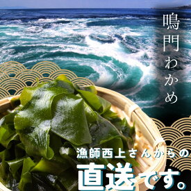 【生産者直送】【送料無料】本場鳴門若布製造元　 漁師　西上和也 鳴門産 生わかめ 450g ×4袋セット 塩蔵わかめ　鳴門わかめ わかめ　国産　新物　徳島県　鳴門　生若芽　ワカメ