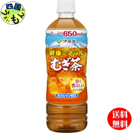 【送料無料】　伊藤園　健康ミネラルむぎ茶　650mlペットボトル×24本入 1ケース