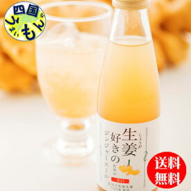 【送料無料】あぐり窪川 生姜好きのためのジンジャーエール（195ml×24本） 1ケース