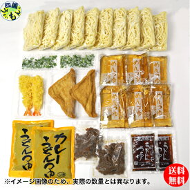 スペシャル冷凍うどんセット 6人前×1セット 冷凍うどん 200g×6袋入 つゆ付き 1ケース しょうゆうどん 天ぷらうどん 肉うどん 讃岐うどん さぬきうどん 香川 六車