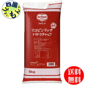 【送料無料】　デルモンテ　リコピンリッチ　トマトケチャップ (5kg×2袋) 1ケース（1袋）