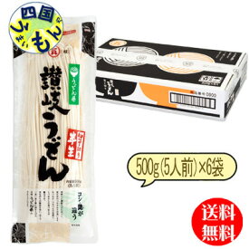 【2ケース送料無料】　石丸製麺 半生　讃岐うどん　包丁切り500g（5人前）×6袋 2ケース 計12袋　讃岐うどん　さぬきうどん