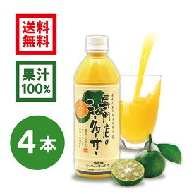 【2022年8月度月間優良ショップ受賞】専門店のシークヮーサー 500ml×4本 ［1本あたり880円］(沖縄県産シークワーサー 無添加 果汁100%ジュース)シークワーサー ジュース　シークワーサー　シークアーサー　果実　100%　青切りシークワーサー