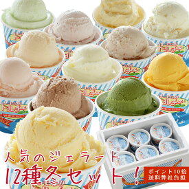 しまなみドルチェ人気ジェラート12種冬セット！送料弊社負担！（12個入り)