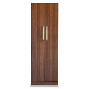 ワードローブ おしゃれ 収納 北欧 衣類 クローゼット タンス ハンガーラック ワードローブ ナット 60 ウエンジ/取手GD 奥行56cmタイプ (配送員設置)