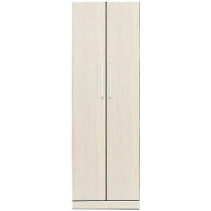 ワードローブ おしゃれ 収納 北欧 衣類 クローゼット タンス ハンガーラック 白 洋服 ワードローブ ナット 60 ホワイト/取手SV 奥行56cmタイプ(配送員設置)