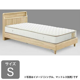シングルフレーム　ポエル　Sキャビ　引無　NA　ナチュラル　※マットレス別売※ (配送員設置)