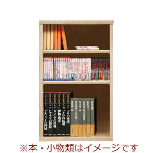 本棚 おしゃれ 収納 棚 ラック 幅60 コミックラック 家具 書籍 漫画 オープン書棚 SOK72 幅60×高さ100 ナチュナル (配送員設置)