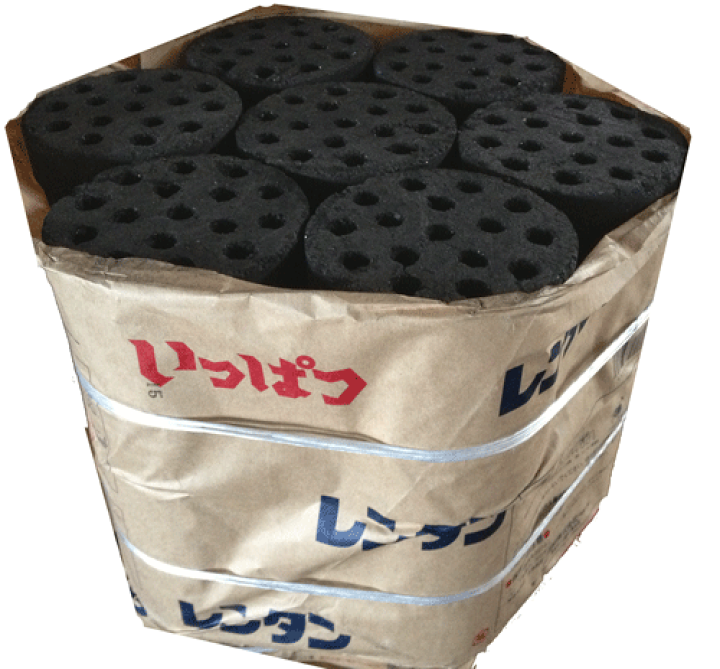 楽天市場】練炭・煉炭（れんたん）（固形燃料）□練炭着火剤付18kg