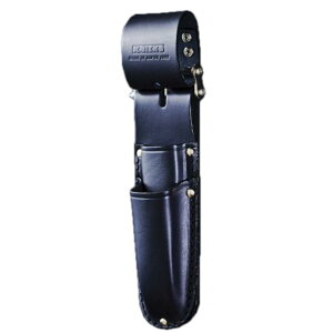 【27日10時迄1000円クーポン配布】KNICKS(ニックス) KB-112DX 電工ナイフ・カッターホルダー2段チェーン式 黒 ◆