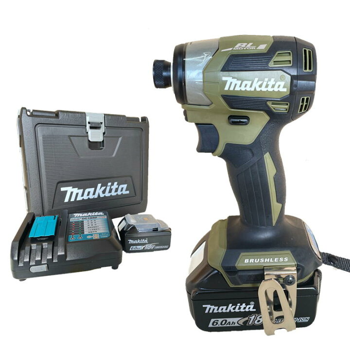 楽天市場】マキタ TD173DRGXO 充電インパクト 18V オリーブ セット品 
