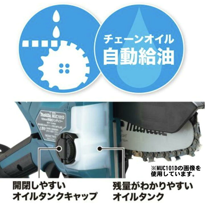 楽天市場】マキタ MUC150DZ 150mm充電式ハンディソー 18V 本体のみ 