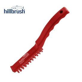 hillbrush(ヒルブラシ) B1606-R ニッチブラシ 大 (非レジン仕様) 赤/レッド 掃除 隙間 ブラシ ◇