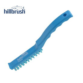 hillbrush(ヒルブラシ) B1606-BL ニッチブラシ 大 (非レジン仕様) 青/ブルー 掃除 隙間 ブラシ ◇