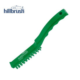 hillbrush(ヒルブラシ) B1606-G ニッチブラシ 大 (非レジン仕様) 緑/グリーン 掃除 隙間 ブラシ ◇