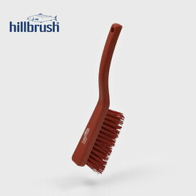 hillbrush(ヒルブラシ) B867RES-R ベーカリーブラシ ハード ( レジン仕様) 赤/レッド 屋外 掃き掃除 ◆