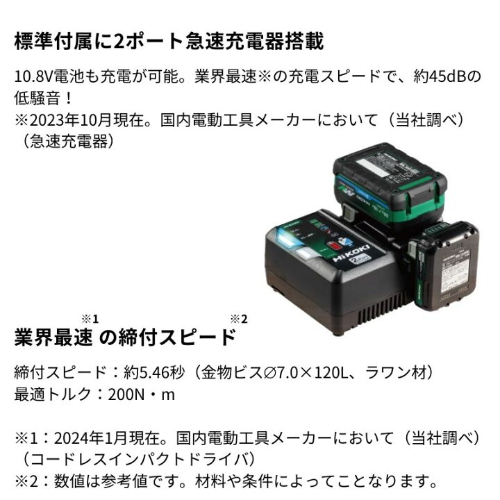 楽天市場】ハイコーキ（旧：日立工機） WH36DD(2XHBSZ) コードレス 