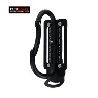 DBLTACT(ダブルタクト) SI-ATM-MBK 可動式アルミカラビナ工具差し マットブラック ●