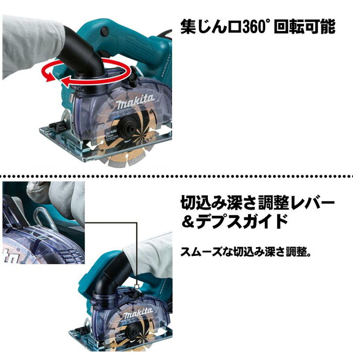 楽天市場】マキタ(makita) CC500DZ 125mm充電式防じんカッタ 18V 本体 